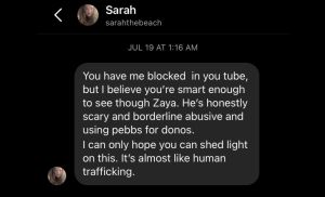 SarahTheBeach alleging Victor Dalu Deleon of Kissimmee, fl may be involved in human trafficking